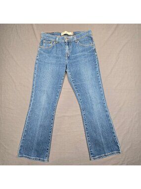 Levis 515 6S Womens Nouveau Boot Cut Jeans Blue Denim Stretch